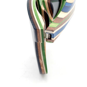 BOBO BIRD Polarised Stripped Sunglasses - bamboostylez