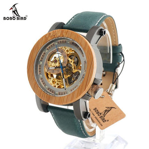 BOBO BIRD Luxury Skeleton Bamboo Watch - bamboostylez
