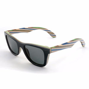 BOBO BIRD Polarised Stripped Sunglasses - bamboostylez