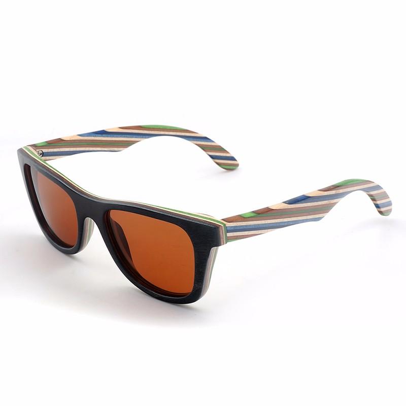 BOBO BIRD Polarised Stripped Sunglasses - bamboostylez
