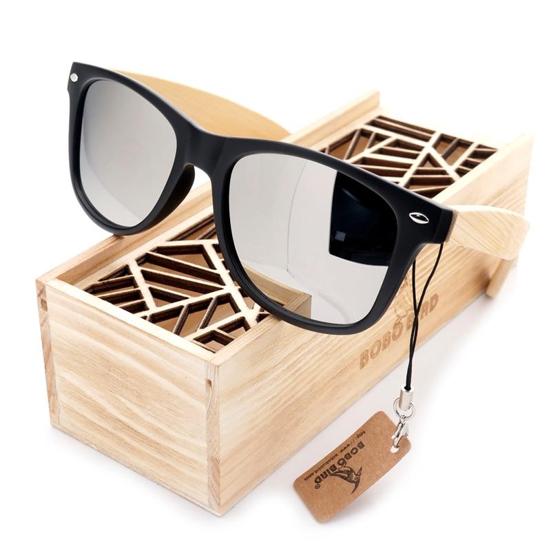 BOBO BIRD Unisex Polarised Bamboo Sunglasses - bamboostylez