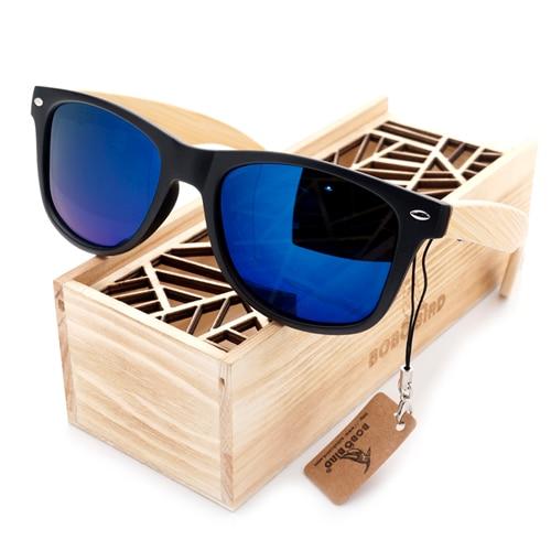 BOBO BIRD Unisex Polarised Bamboo Sunglasses - bamboostylez