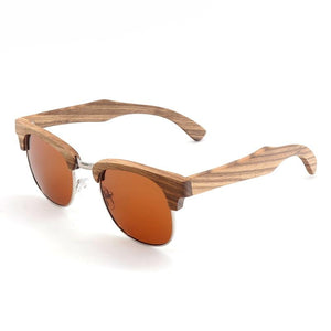 BOBO BIRD Unisex Half-Frame Cat Eye Sunglasses - bamboostylez