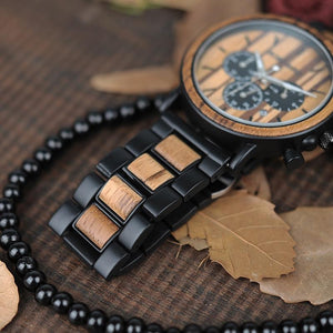 BOBO BIRD Bamboo Luxury Watch in Wood Gift Box - bamboostylez