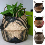 Foldable Handmade Storage Basket - bamboostylez