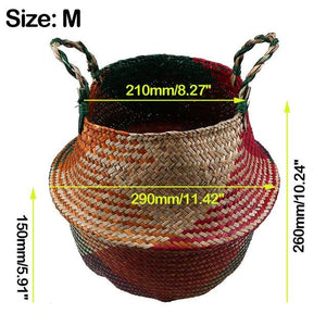 Foldable Handmade Storage Basket - bamboostylez