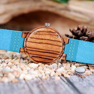 BOBO BIRD Turquoise Watch in Gift Box - bamboostylez