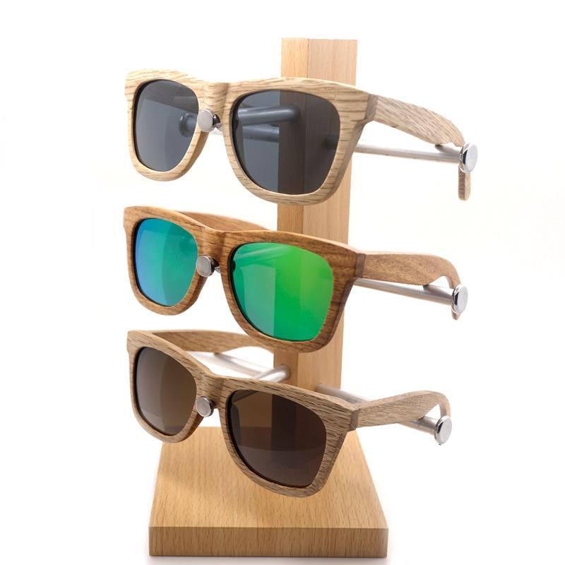 BOBO BIRD 100% Natural Bamboo Wood Polarised Mirror Sunglasses - bamboostylez