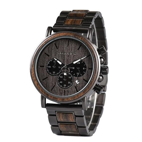 BOBO BIRD Bamboo Luxury Watch in Wood Gift Box - bamboostylez