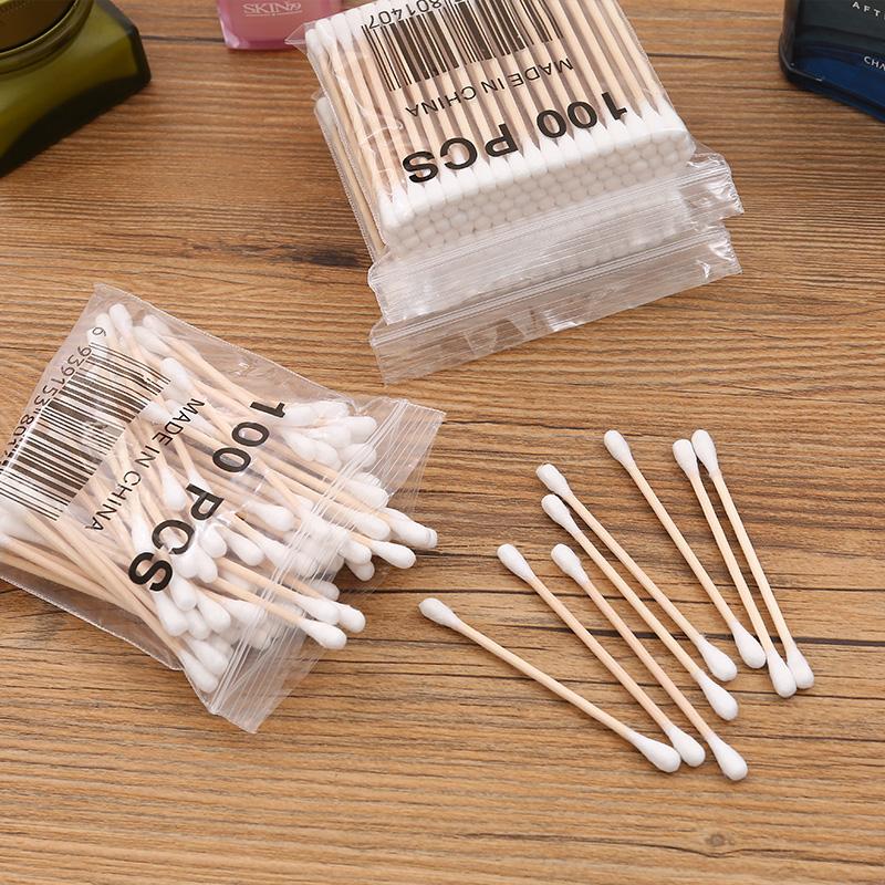 100 pcs Bamboo Cotton Buds - bamboostylez