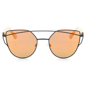 Women's Bamboo Mirror Sunglasses - bamboostylez