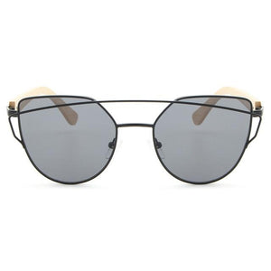 Women's Bamboo Mirror Sunglasses - bamboostylez