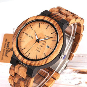 BOBO BIRD Classic Wood Watch and Wooden Sunglasses - bamboostylez