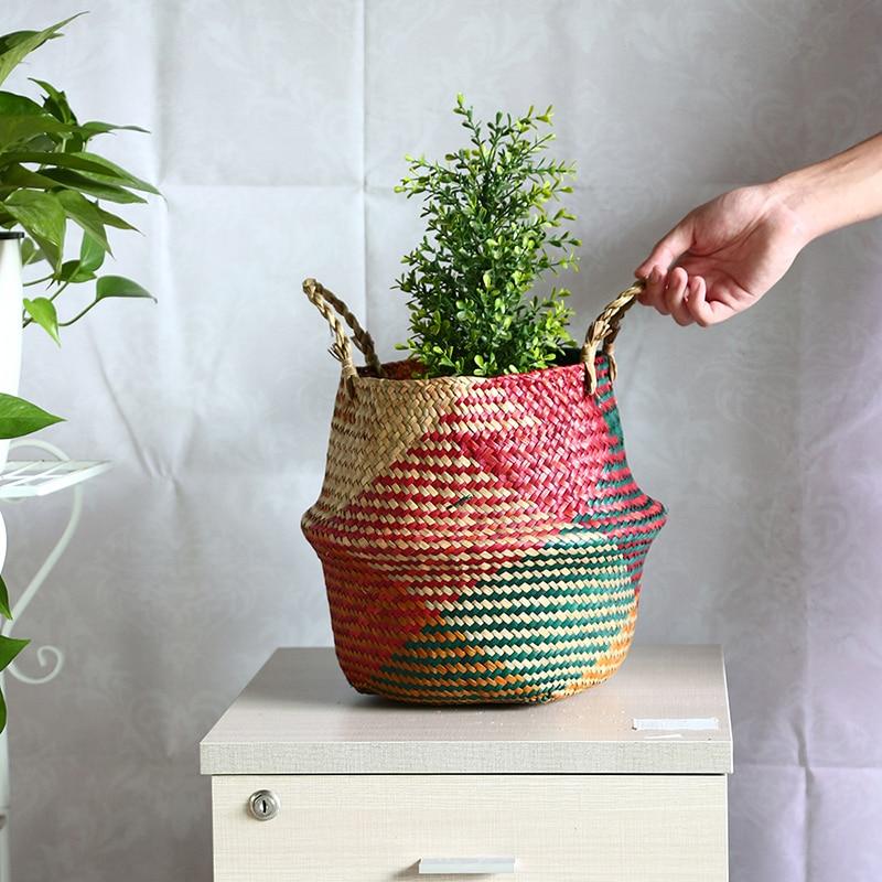 Foldable Handmade Storage Basket - bamboostylez